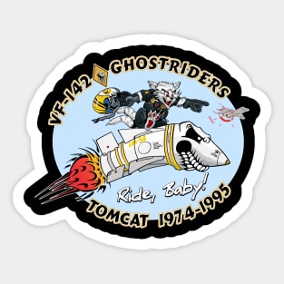 VF-142 Ghostriders Nose Art Variation Sticker